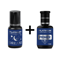 Klej do przedłużania rzęs Dream + Primer-Bonder - Zestaw PLATINUM